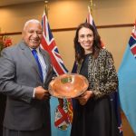 Featured-Fijian PM Bainimarama wants NZ PM Jacinda Ardern to keep pressure on other countries on climate change and stay on right side of history