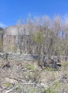 Empty desalination plant on Banaba Island