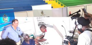 PM Sogavare gets first COVI-19 jab as Solomon Islands starts vaccine rollout