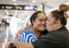 Celebration as first travel bubble flight lands in Rarotonga
