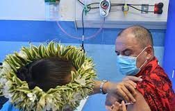 Cook Islands PM gets his first Pfizer jab