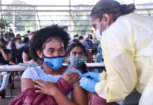 Fiji PM launches schools vaccination programme and rollout of Mordena vaccine