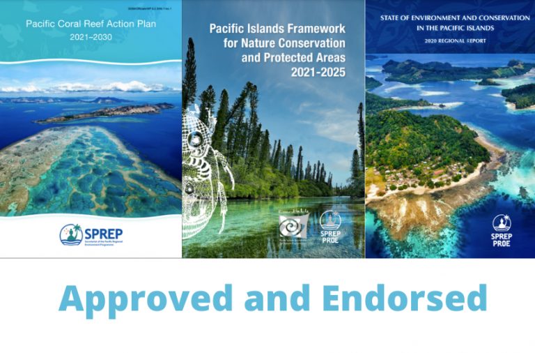 SPREP Members endorse key documents on conservation and the state of the Pacific environment