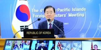 South Korea, Pacific islands hold FM talks