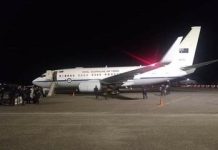 Australian Federal Police personnel touch down in Honiara