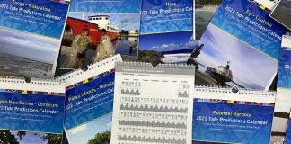 2022 Tide Prediction Calendars released; a new calendar for Ebeye-Marshall Islands