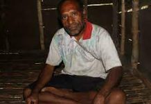 Papuan rebel fights a war without weapons from a land without food