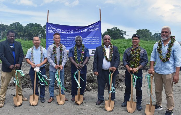 Ground-breaking ceremony for new Solomon Islands football facility held