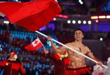 Olympic flagbearer Taufatofua raising funds for Tonga tsunami relief
