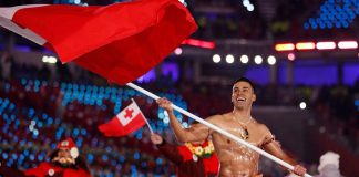 Olympic flagbearer Taufatofua raising funds for Tonga tsunami relief