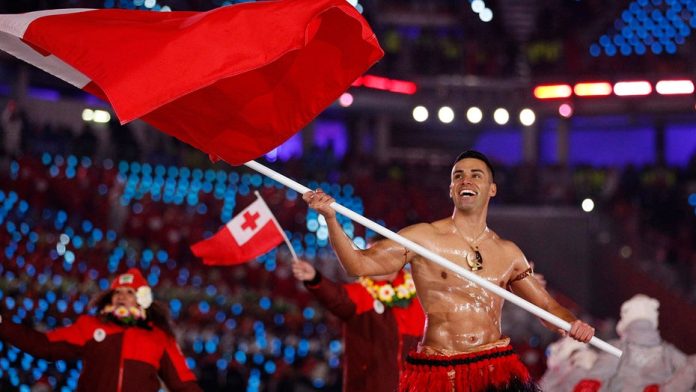 Olympic flagbearer Taufatofua raising funds for Tonga tsunami relief