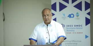 ONOC SG Blas encourages transparency in Oceania Olympic Solidarity benefits among member
