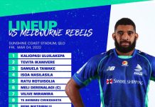 Derenalagi to lead Fijian Drua, four to debut