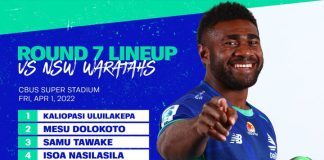 Fijian Drua squad named