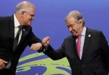 UN secretary general calls Australia a ‘holdout’ for refusing to do more to cut emissions