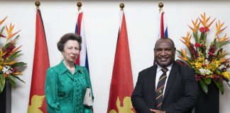 Princess Anne arrives in Papua New Guinea for second leg of royal tour