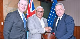 Top U.S officials met Fijian PM to discuss regional security