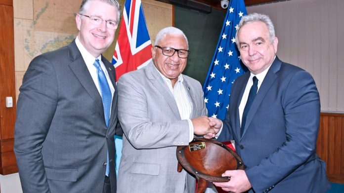 Top U.S officials met Fijian PM to discuss regional security