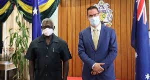 Australia minister asks Solomon Islands not to sign China security pact