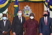 Australian spy chiefs meet with Solomon Islands PM Sogavare over draft security deal with China