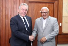 Fiji PM receives courtesy call from U.S Indo-Pacific Coordinator Kurt Campbell