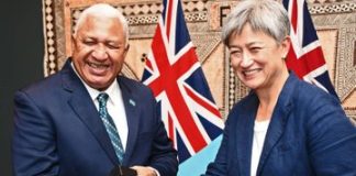 Fiji PM calls meeting with new Australia foreign minister ‘wonderful’