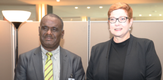 Talks between Marise Payne, Solomon Islands foreign minister a positive step, Scott Morrison says