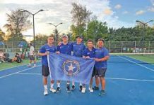 CNMI men earn gold medal in tennis