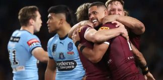 Maroons spoil Blues homecoming to take series opener