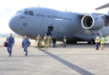 Australian troops in PNG for election