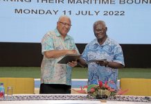 Historic signing of Fiji – Solomon Islands Maritime boundary agreement