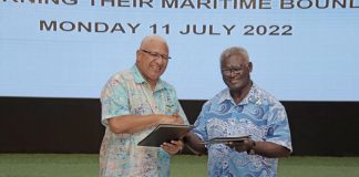 Historic signing of Fiji – Solomon Islands Maritime boundary agreement