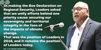 Forum Deputy SG Manoni opens Regional Climate Security Dialogue