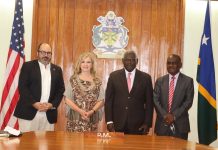 U.S Senator Blackburn pays courtesy visit to Solomon Islands PM Sogavare