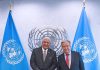 UN Secretary General thanks Fiji PM for his leadership on climate change and other global issues