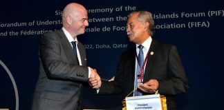 Pacific Islands Forum Secretariat and FIFA put climate partnership into action