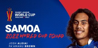 Samoa name eight grand final stars in powerful World Cup squad