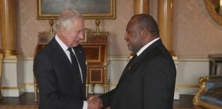 PNG PM Marape meets King Charles III in London