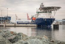 Navy raises flag on Pacific cyclone relief ship Reliant