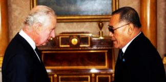 Tuvalu Governor General knighted in London