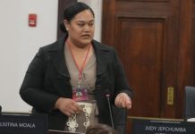 Youth Parliament speaker: Tonga is sinking