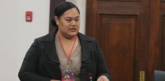 Youth Parliament speaker: Tonga is sinking