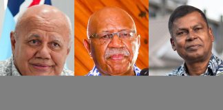 Sitiveni Rabuka back as Prime Minister of Fiji in a three-party coalition