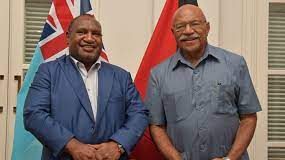 PNG PM Marape on an official visit to Fiji this week