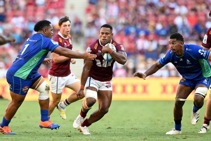 Queensland Reds survive Fijian Drua scare