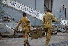 HMAS Canberra deployed to Vanuatu