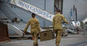 HMAS Canberra deployed to Vanuatu