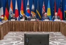 Sea of Western flags in Oceania?