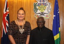 NZ PM Sogavare receives courtesy visit from NZ’s deputy PM Sepuloni