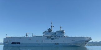 French military ship visits Fiji